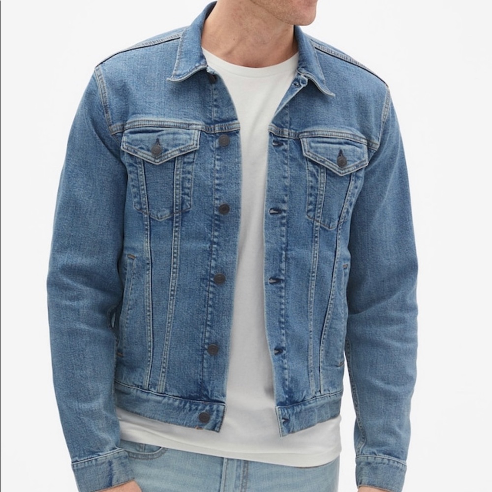 Icon Denim Jacket with GapFlex